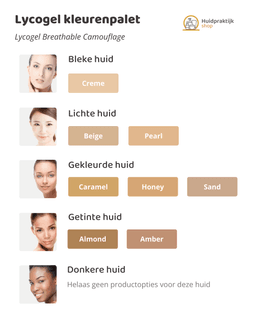 Lycogel Kleurenpalet Breathable Camouflage
