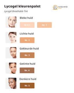 Lycogel Kleurenpalet Breathable Tint